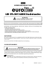 Предварительный просмотр 3 страницы EuroLite STL-50F User Manual