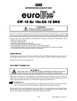 Preview for 3 page of EuroLite STP-10 User Manual