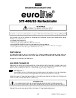 Предварительный просмотр 4 страницы EuroLite STT-400/85 User Manual