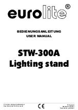 EuroLite STW-300A User Manual preview