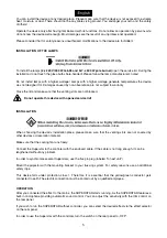 Preview for 5 page of EuroLite SUPERSTAR Operating Instructions Manual