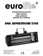 Предварительный просмотр 1 страницы EuroLite Superstrobe 2700 User Manual