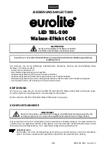 Preview for 3 page of EuroLite TBL-200 User Manual