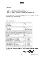 Preview for 16 page of EuroLite TC-250 User Manual