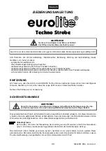 Предварительный просмотр 3 страницы EuroLite Techno strobe User Manual