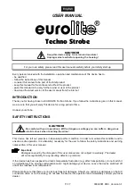 Предварительный просмотр 11 страницы EuroLite Techno strobe User Manual