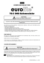 Предварительный просмотр 4 страницы EuroLite TG-5 User Manual