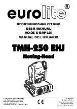 Предварительный просмотр 1 страницы EuroLite TMH-250 EHJ User Manual