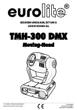 Preview for 1 page of EuroLite TMH-300 DMX User Manual