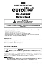 Preview for 3 page of EuroLite TMH-300 DMX User Manual