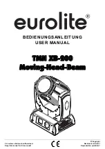 EuroLite TMH XB-200 User Manual предпросмотр