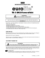 Preview for 4 page of EuroLite TR-5 User Manual