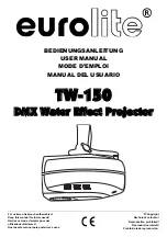 EuroLite TW-150 User Manual preview