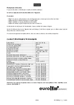 Предварительный просмотр 40 страницы EuroLite TW-150 User Manual