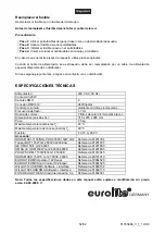 Предварительный просмотр 52 страницы EuroLite TW-150 User Manual