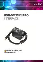 Preview for 1 page of EuroLite USB-DMX512 PRO User Manual