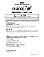 Preview for 3 page of EuroLite USB-DMX512-PRO User Manual