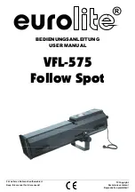 Предварительный просмотр 1 страницы EuroLite VFL-575 User Manual