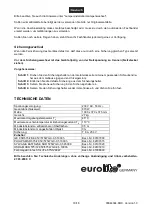 Предварительный просмотр 10 страницы EuroLite VFL-575 User Manual