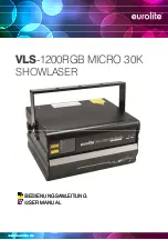 Preview for 1 page of EuroLite VLS-1200RGB MICRO 30K User Manual