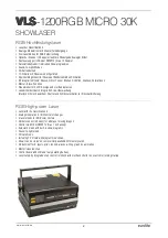 Preview for 2 page of EuroLite VLS-1200RGB MICRO 30K User Manual