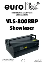 EuroLite VLS-800RBP User Manual предпросмотр