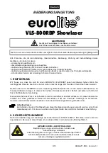 Предварительный просмотр 3 страницы EuroLite VLS-800RBP User Manual