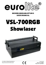 EuroLite VSL-700RGB User Manual предпросмотр