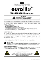 Предварительный просмотр 3 страницы EuroLite VSL-700RGB User Manual