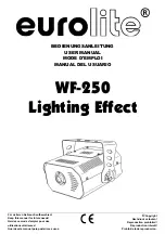 Предварительный просмотр 1 страницы EuroLite WF-250 User Manual