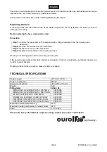 Предварительный просмотр 18 страницы EuroLite WF-250 User Manual