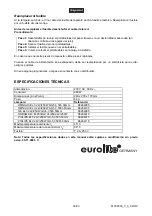 Предварительный просмотр 33 страницы EuroLite WF-250 User Manual