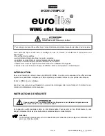 Preview for 17 page of EuroLite WING Lighting effect User Manual