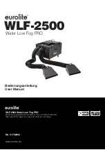 EuroLite WLF-2500 User Manual preview
