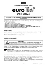 Предварительный просмотр 3 страницы EuroLite WW-40 User Manual