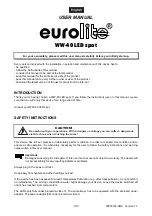 Предварительный просмотр 7 страницы EuroLite WW-40 User Manual