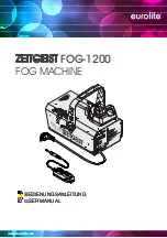 Preview for 1 page of EuroLite ZEITGEIST FOG-1200 User Manual