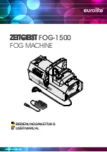 EuroLite ZEITGEIST FOG-1500 User Manual preview