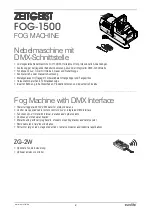 Preview for 2 page of EuroLite ZEITGEIST FOG-1500 User Manual