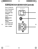 Предварительный просмотр 22 страницы EUROLIVE B312D Operating Instructions Manual