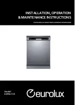 Preview for 1 page of Eurolux EDW612X Installation, Operation & Maintenance Instructions Manual