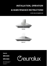 Preview for 1 page of Eurolux ERC60X Installation, Operation & Maintenance Instructions Manual