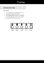 Preview for 9 page of Eurolux ERU52X Installation, Operation & Maintenance Instructions Manual