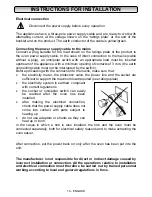 Предварительный просмотр 17 страницы Eurolux FEX4752 Instruction For Installation And Maintenance