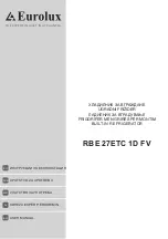 Eurolux RBE 27ETC 1D FV User Manual preview