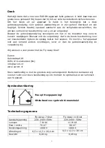 Предварительный просмотр 2 страницы EUROM 212181 Instruction Manual