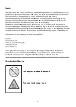 Preview for 2 page of EUROM 334159 Instruction Manual