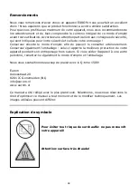 Предварительный просмотр 34 страницы EUROM 334180 Instruction Manual