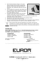 Preview for 32 page of EUROM 34.265.9 Instruction Booklet