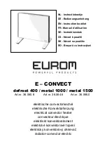 Предварительный просмотр 1 страницы EUROM 36.060.8 Instruction Booklet